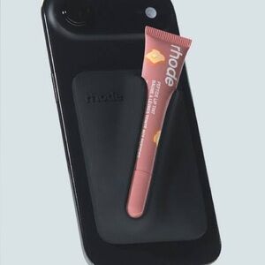 NWT RHODE Snap-On Lip Case Peptide Holder Black Lip Gloss Slot MagSafe